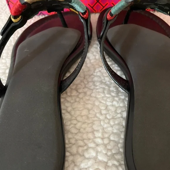 Tory Burch Miller Embroidered Sandals - Picture 3 of 11